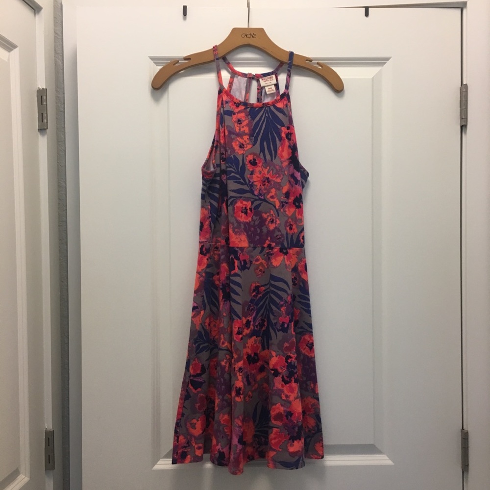 Bright floral dress